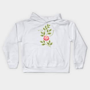 Flower with "Keep Growing" Quote Kids Hoodie